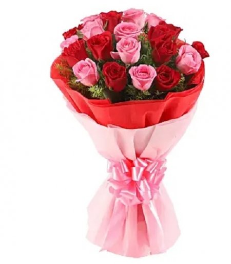 Red And Pink Roses...