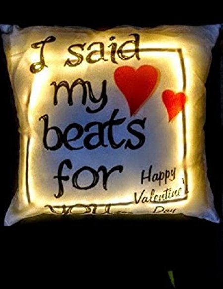 Personalised Love LED Cushions
